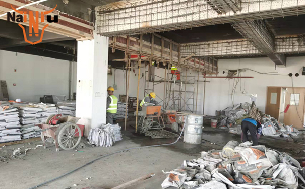耐牛灌浆料中可以加沙石吗